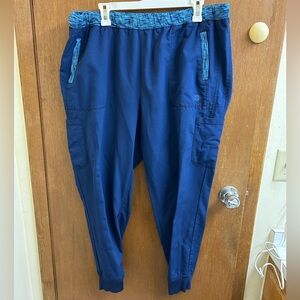 Dickies Dynamix Jogger Blue Scrub Pants